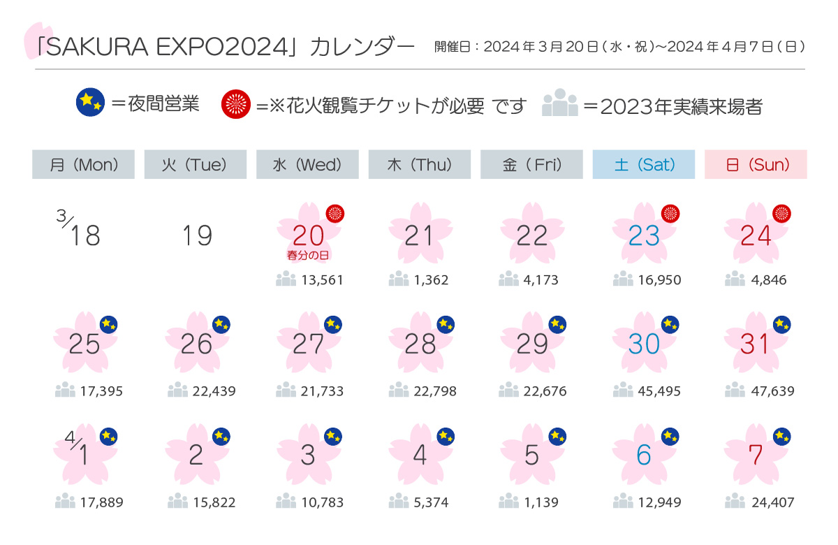 「SAKURA EXPO2024」カレンダー
